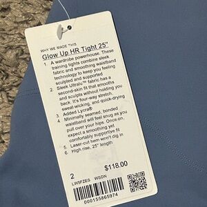 lululemon athletica Glow Up HR Tight 25" - Blue